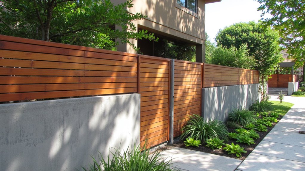 aesthetic privacy with fencing
