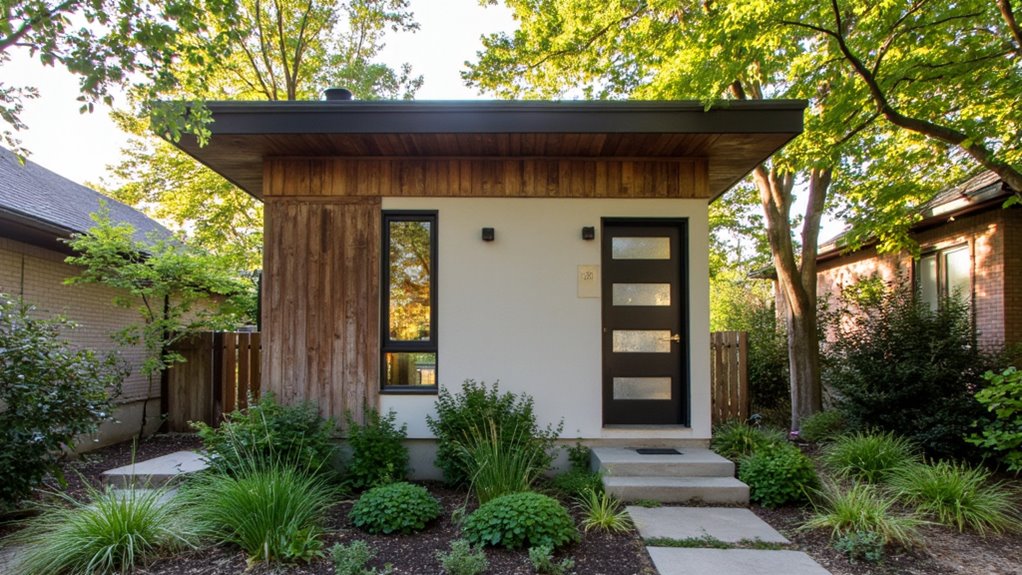 architectural overhangs enhance comfort