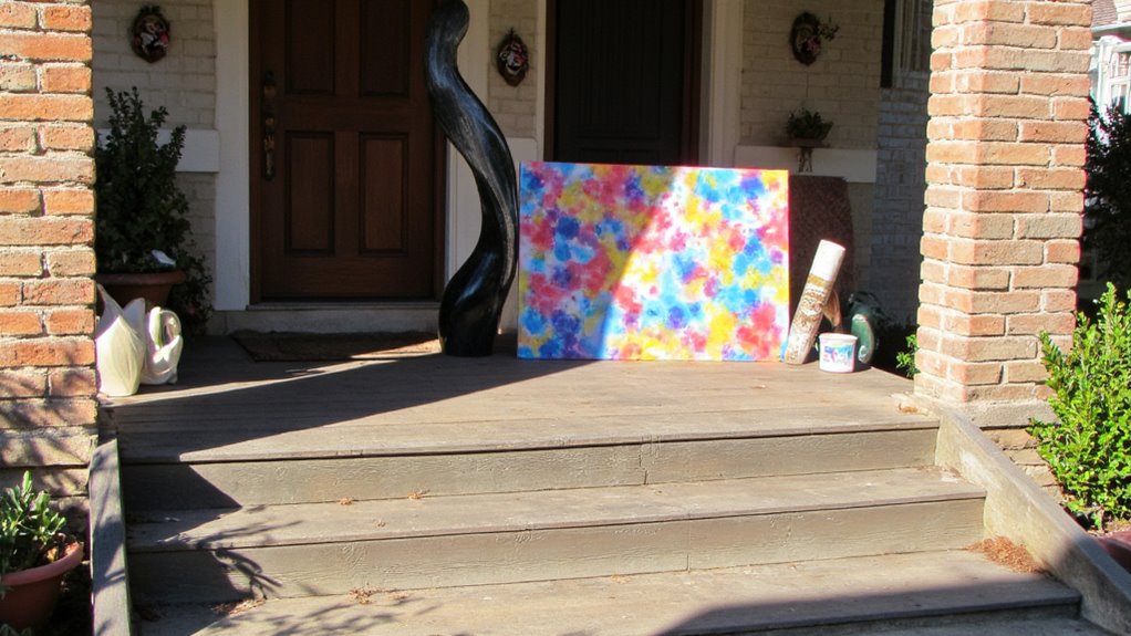 artistic enhancements for entrance