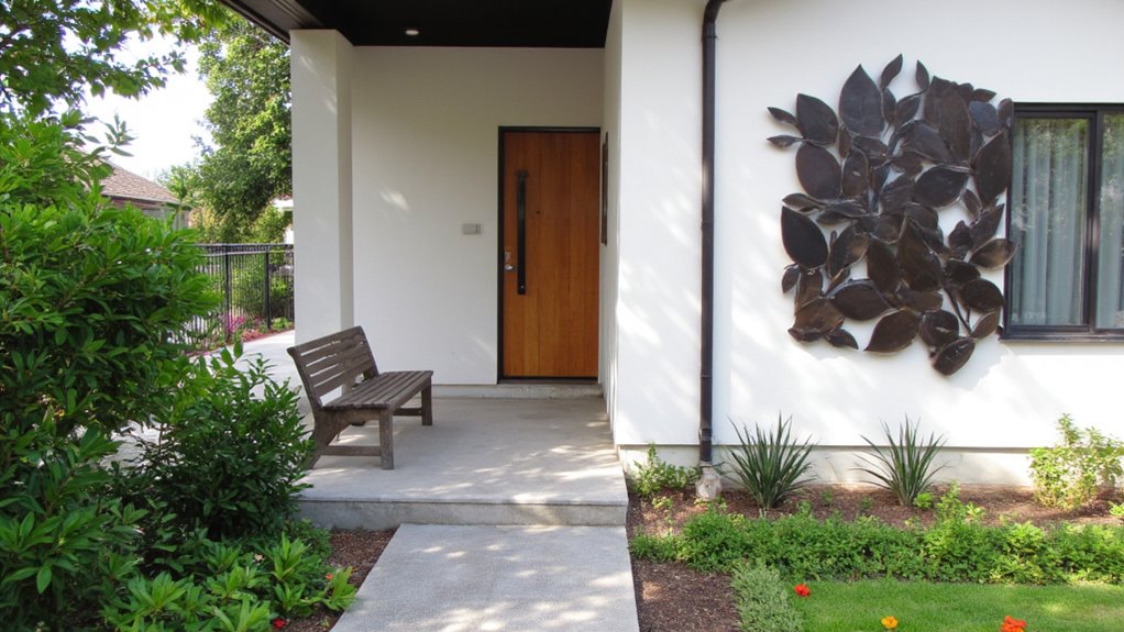 artistic exterior personal touches