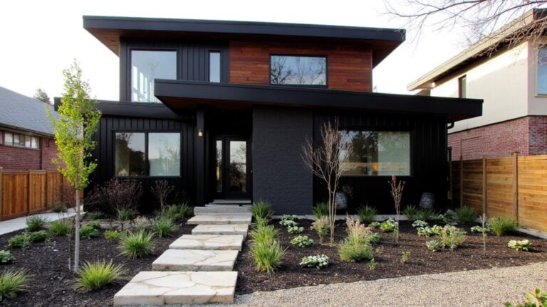 bold black house designs