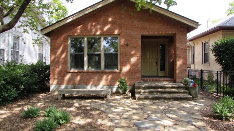 bold brick home transformation