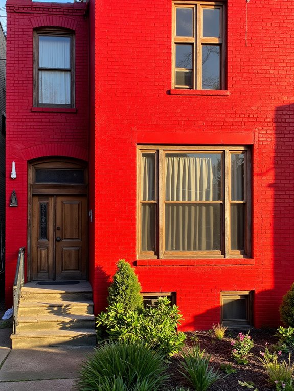bold red home transformation