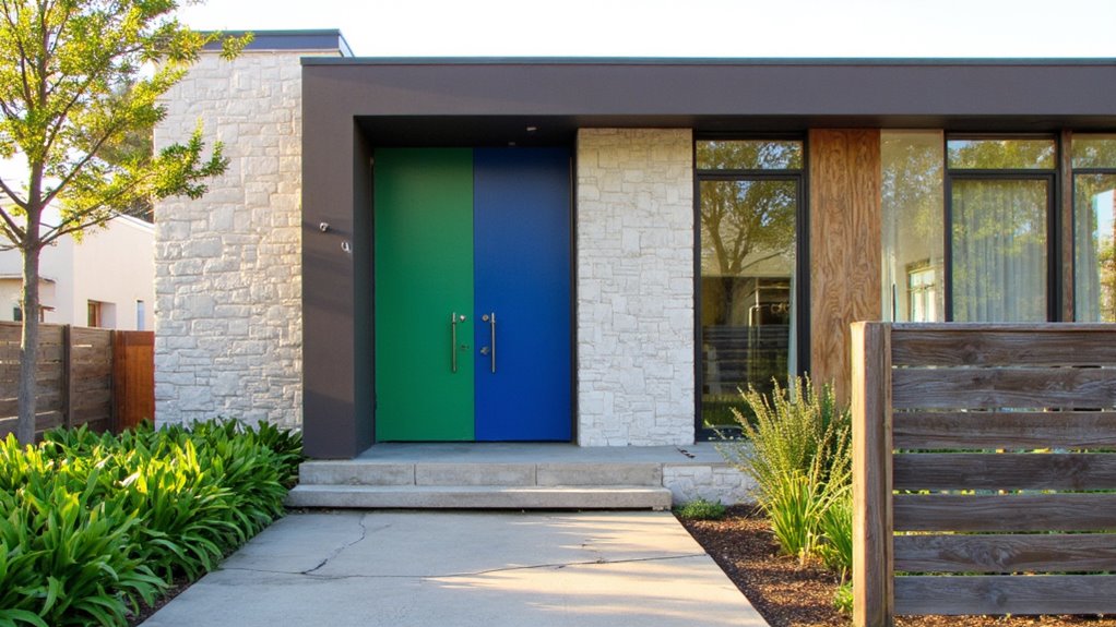 bold statement door design