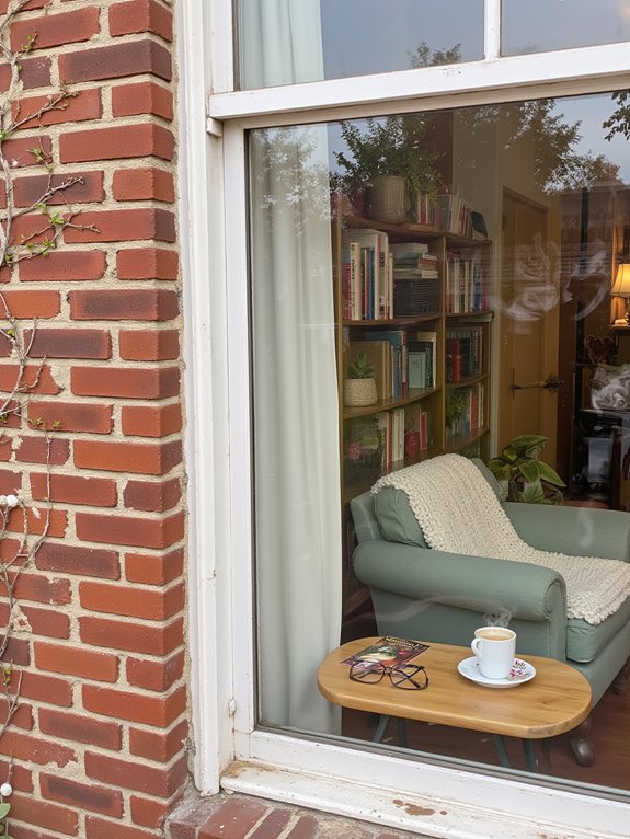 bookshelves foster inviting atmosphere