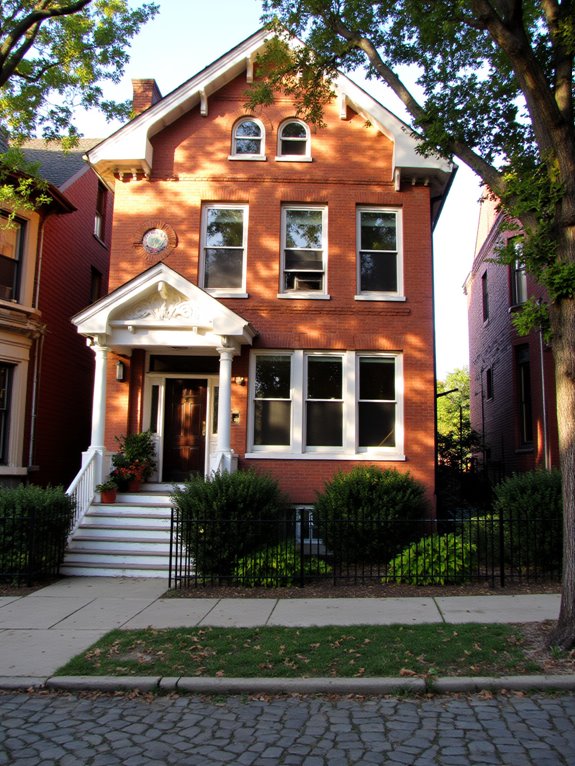 brick home architectural harmony
