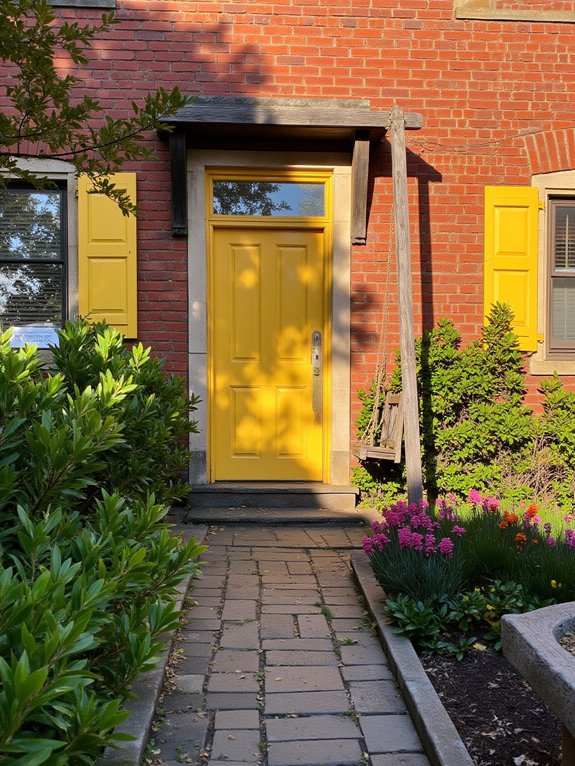 brighten red brick exteriors