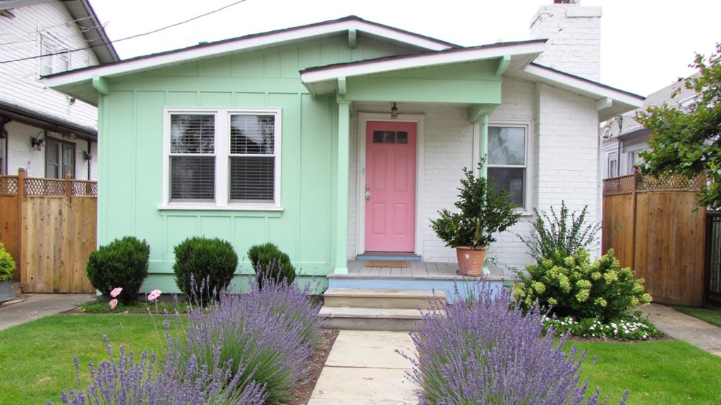 charming light pastel colors