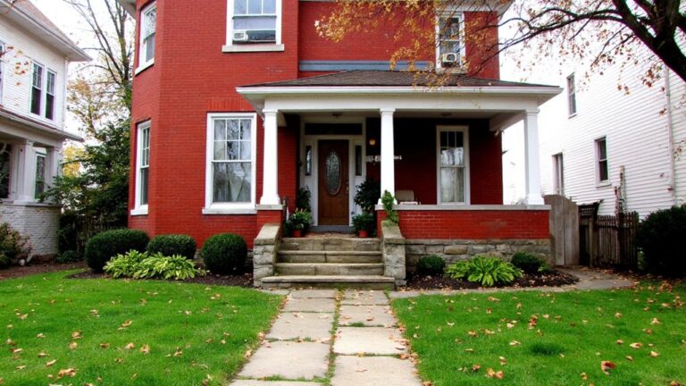 19 Beautiful Red Brick Homes With White Trim You Will Want To Save charming red brick houses