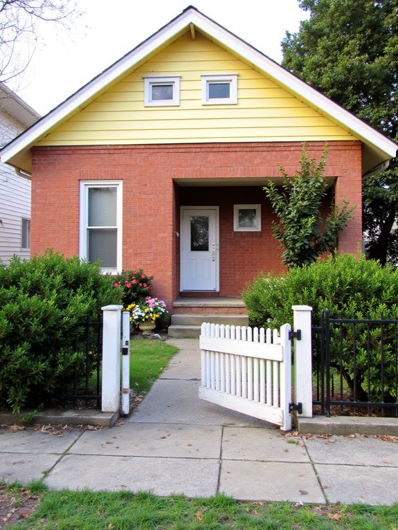 cheerful red brick combination
