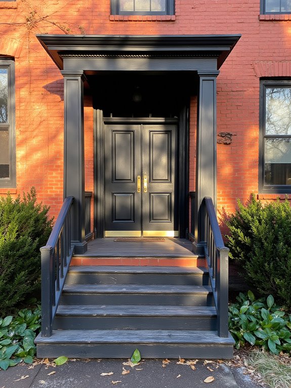 classic colonial with contrast