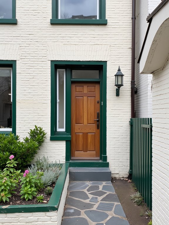 classic cream and green