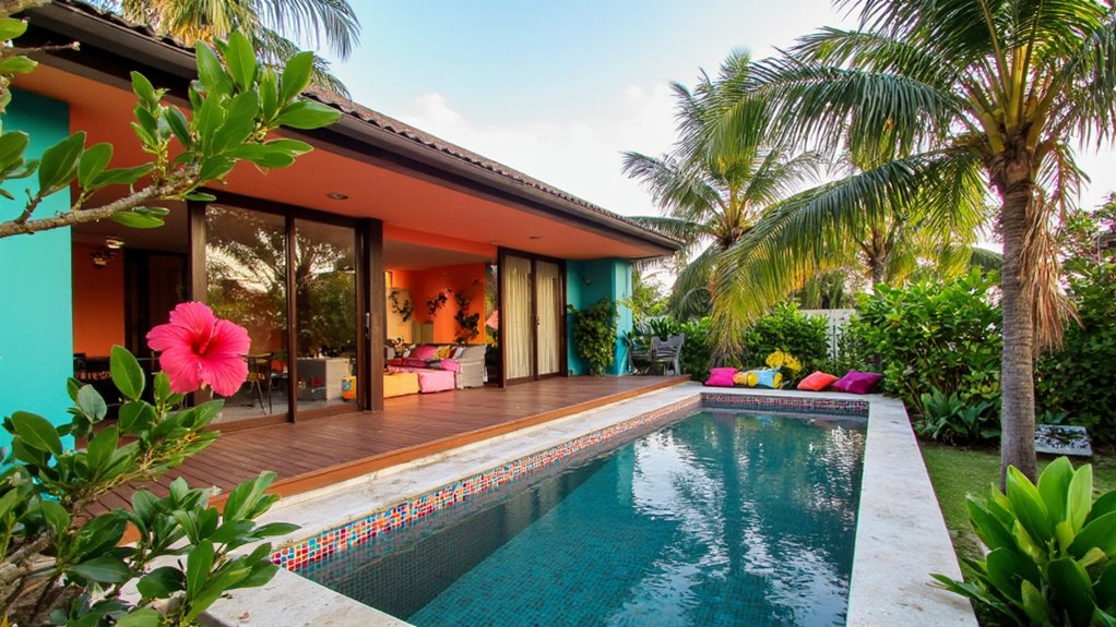colorful modern villa designs