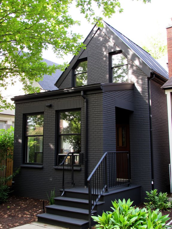 contemporary cozy brick cottages