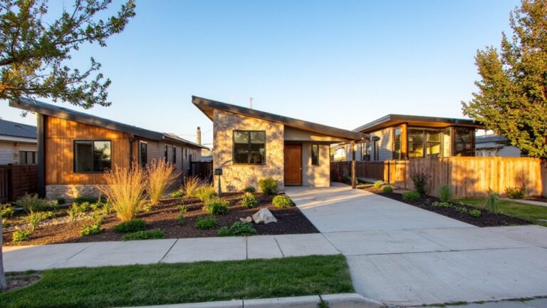 contemporary single story house designs