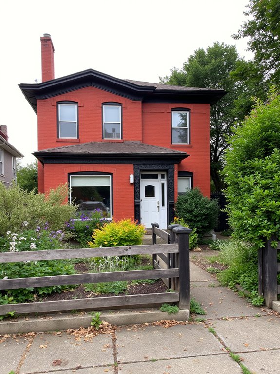 contrasting white features elevate