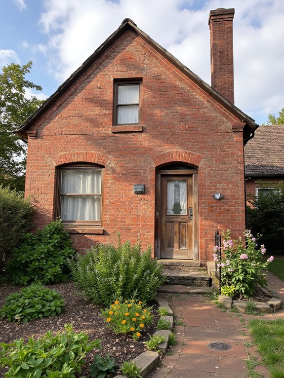 creative brown brick patterns