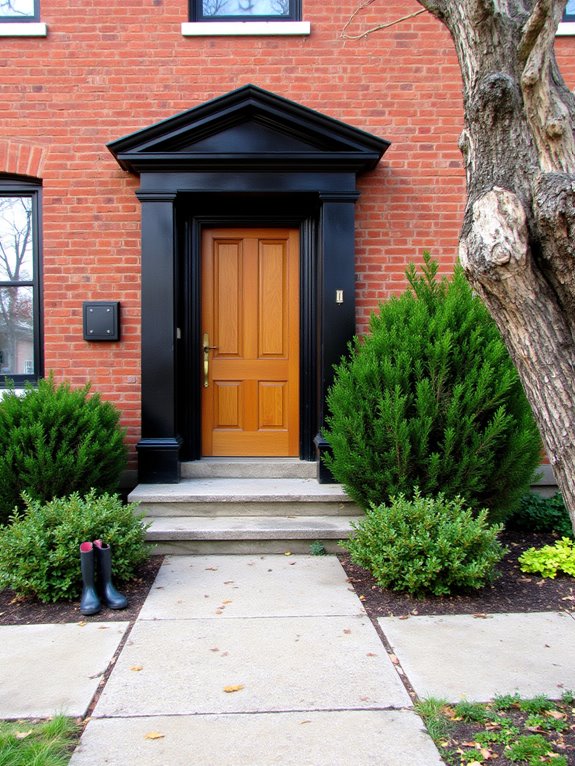 crisp black modernizes brick