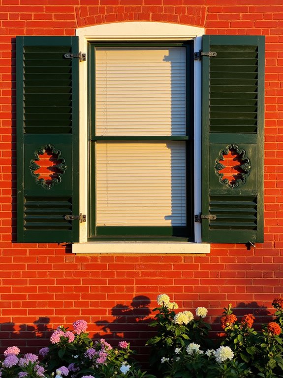 decorative shutters enhance personality