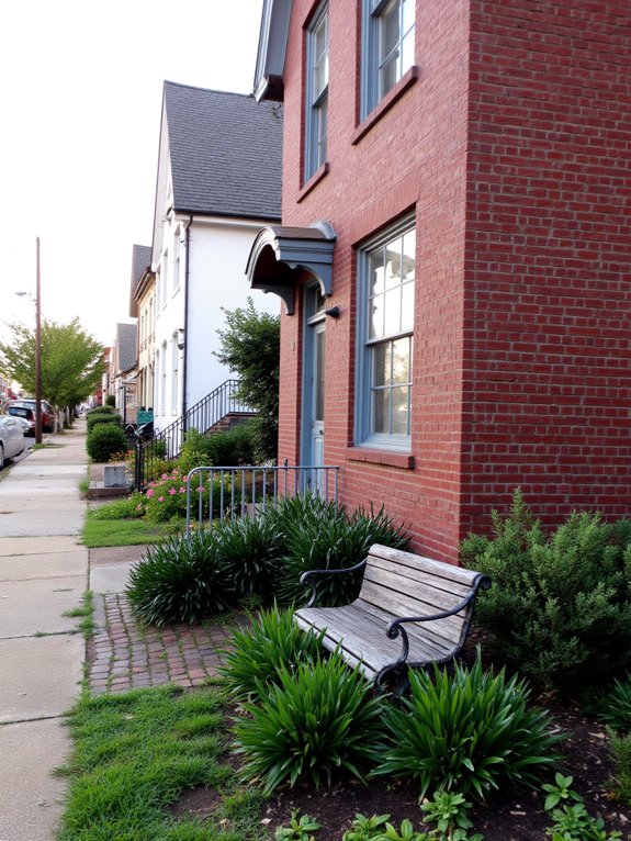 elegant burgundy gray contrast