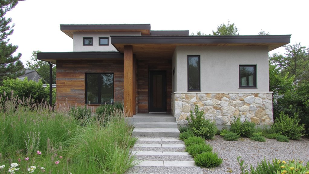 elevate exterior with textures