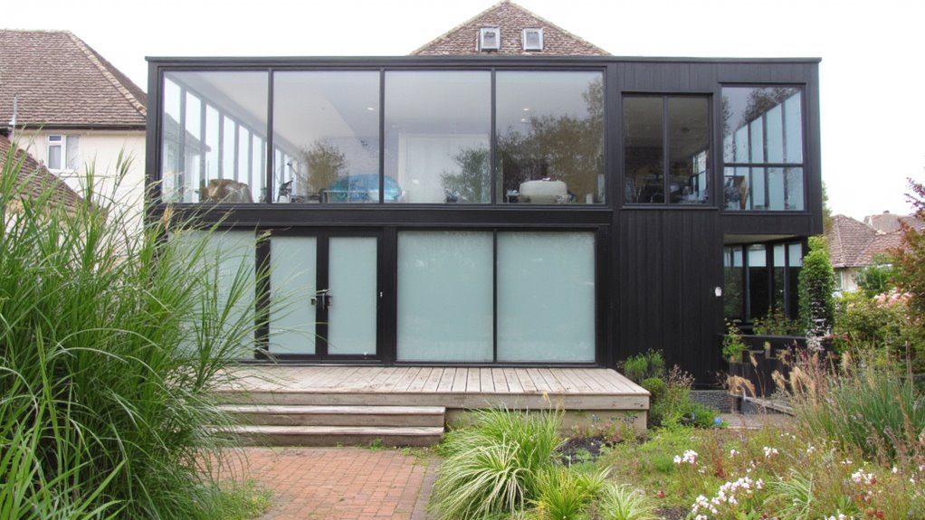 frosted and tinted glass