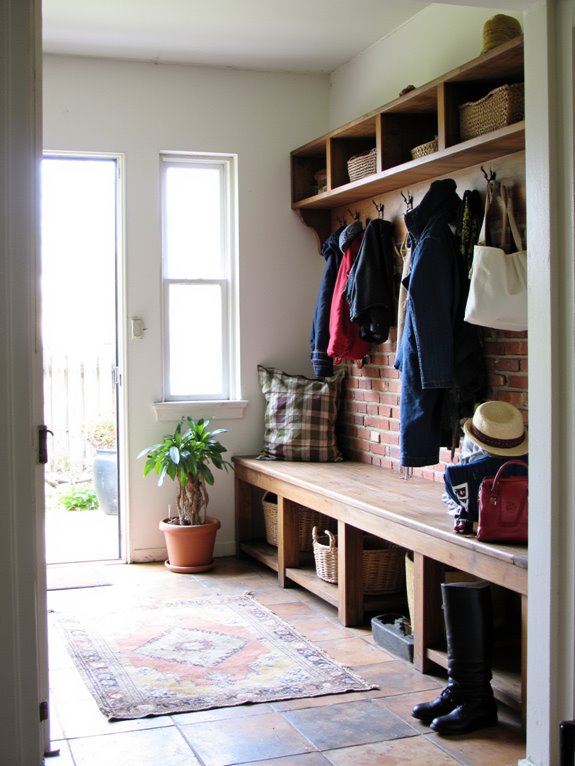 functional mudroom storage solutions