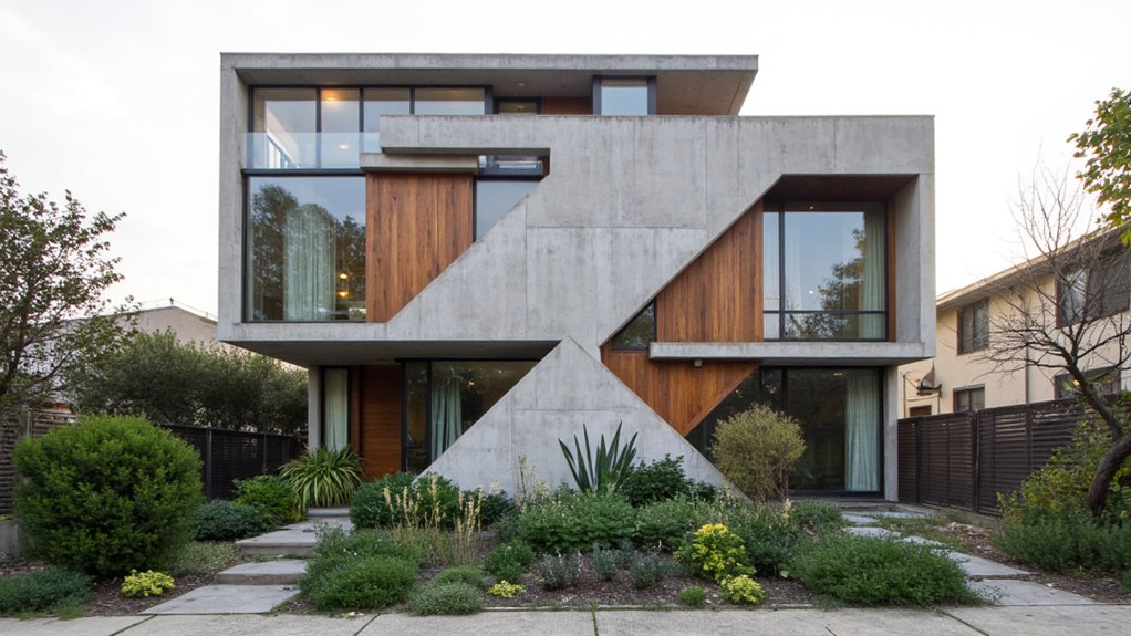 geometric patterns enhance facades