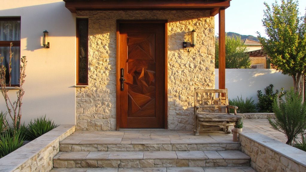 impressive unique entryway design