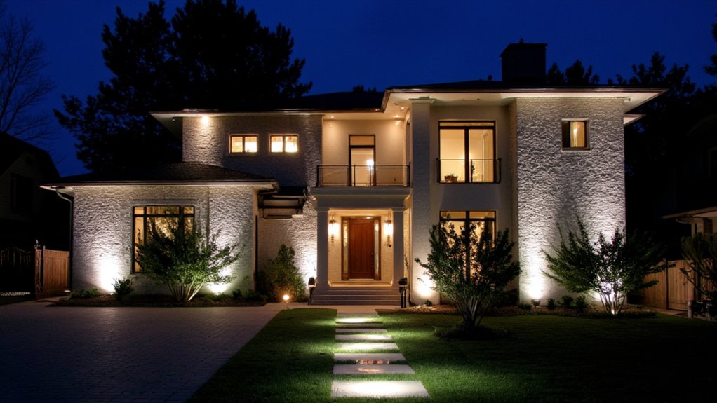 innovative nighttime exterior lighting