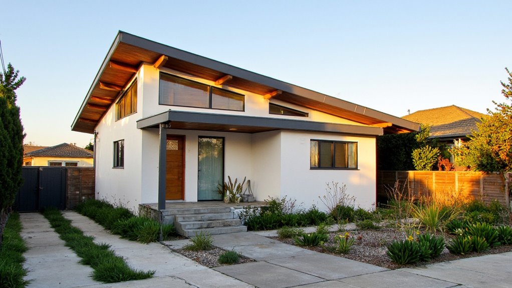 innovative single story roof designs