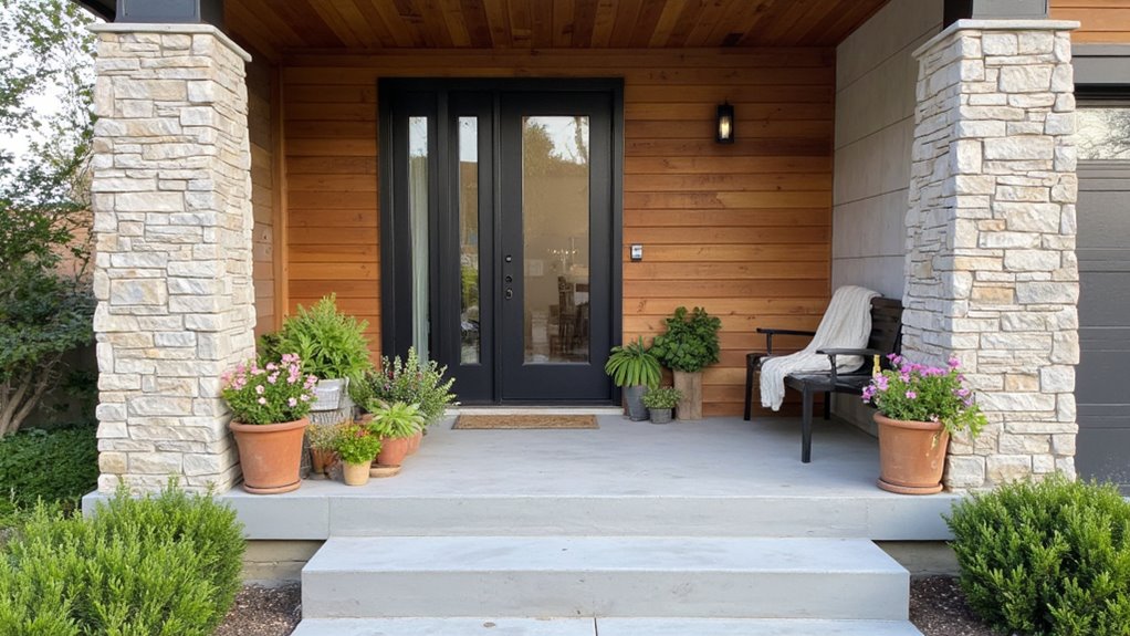 inviting front porch design