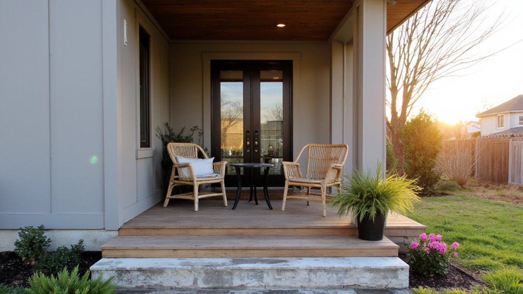 inviting outdoor living space