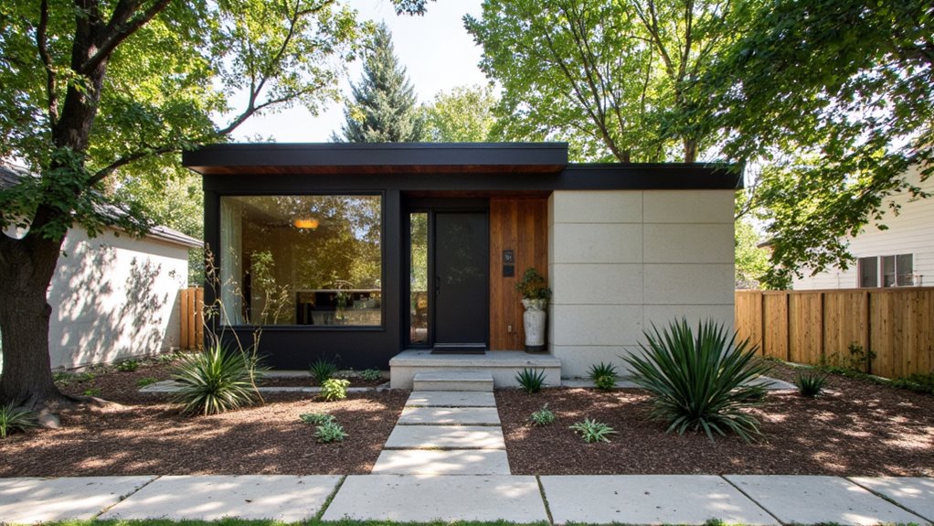 large windows enhance brightness