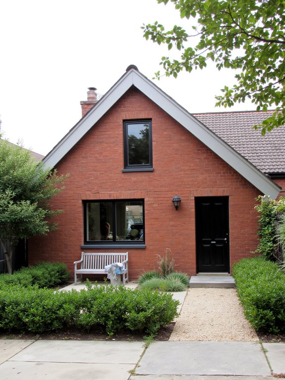 minimalist modern brick cottages