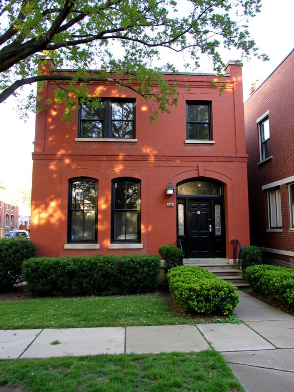 minimalist red brick trends