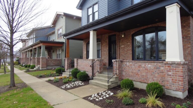 modern brick accent colors