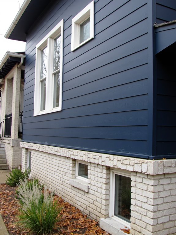 modern gray and navy combination