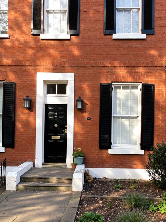 modern white and black accents