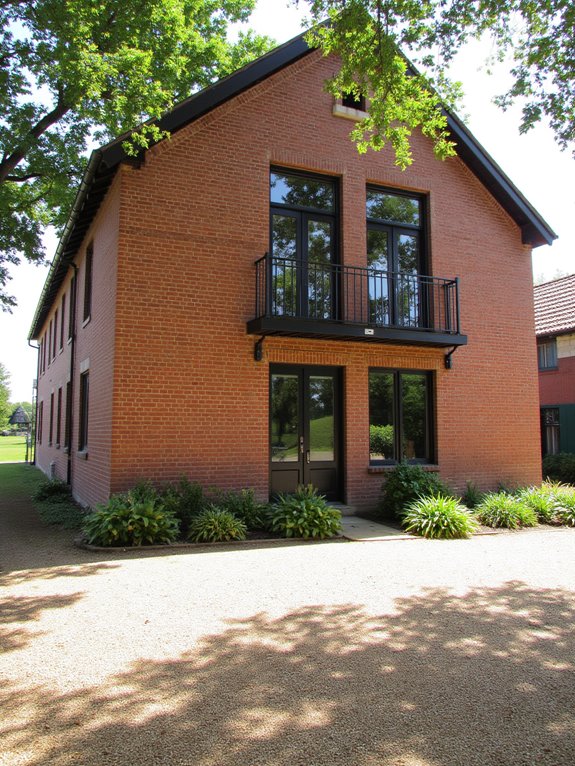 modern windows enhance brightness