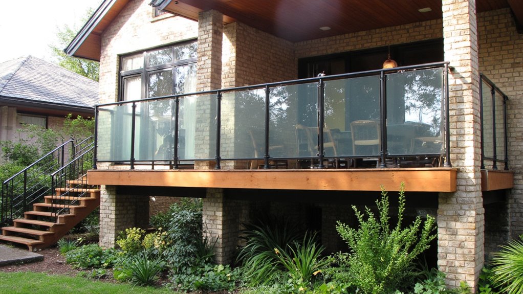 modernize with glass railings