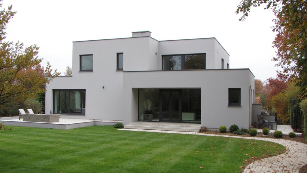 monochromatic exterior design elegance