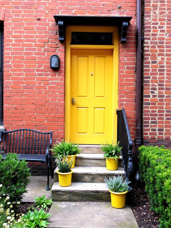 mustard yellow adds warmth