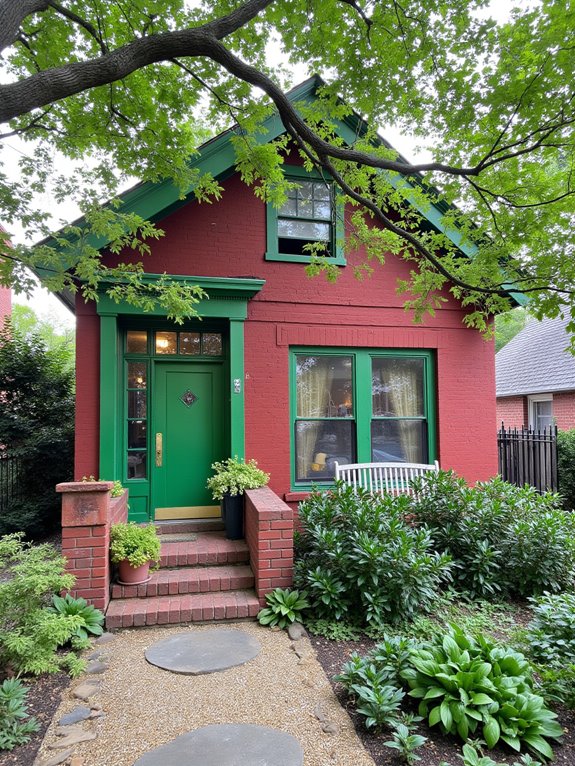 nature inspired earthy greens