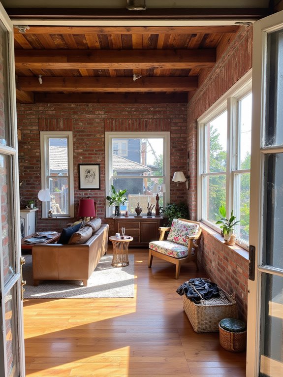 open concept interior transformation