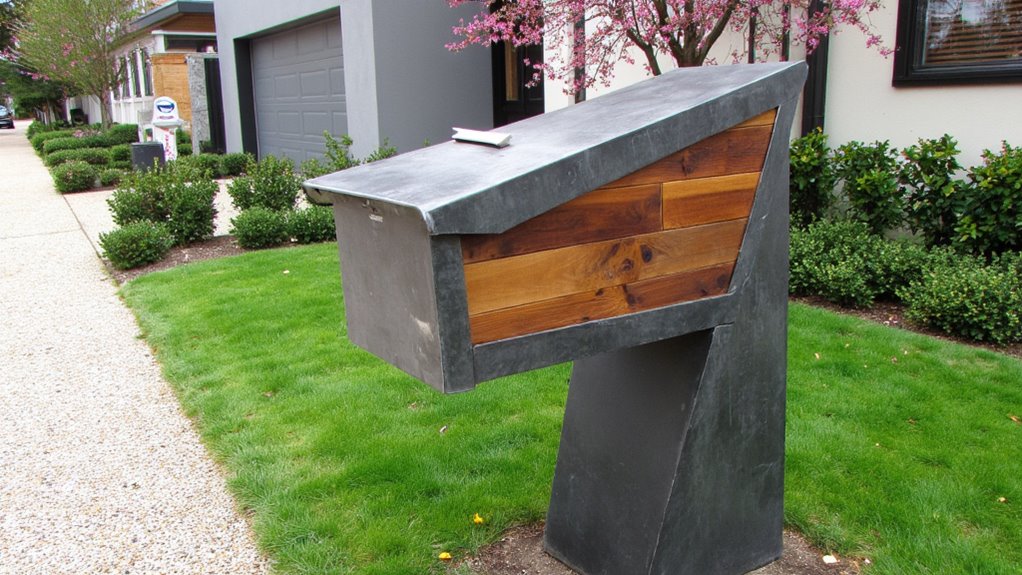 personalized mailbox enhances curb appeal