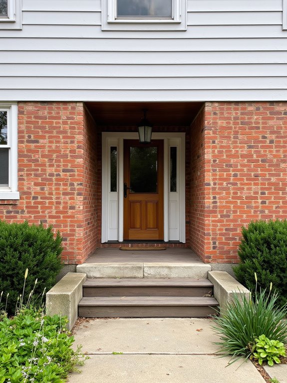 playful multicolored brick siding