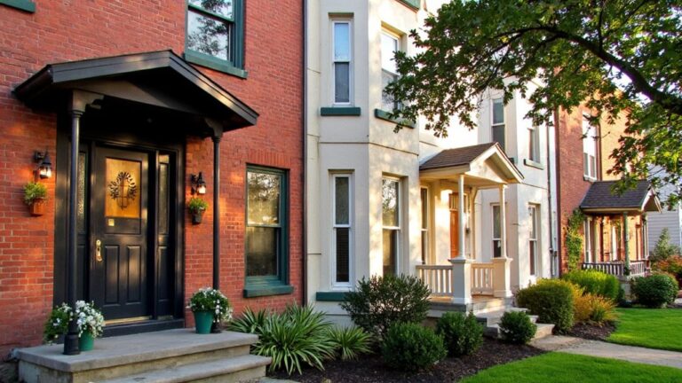 red brick color schemes