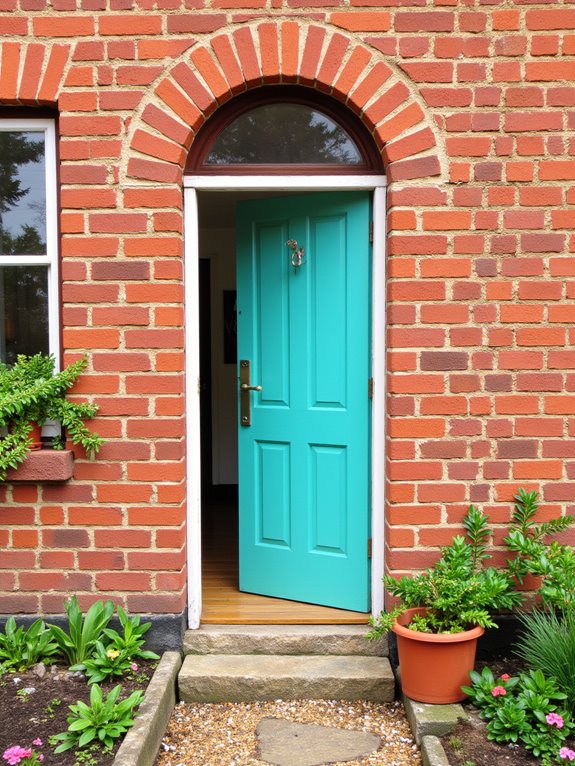 refreshing light teal accents