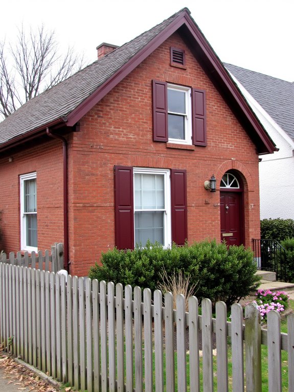 rich burgundy with gold accents